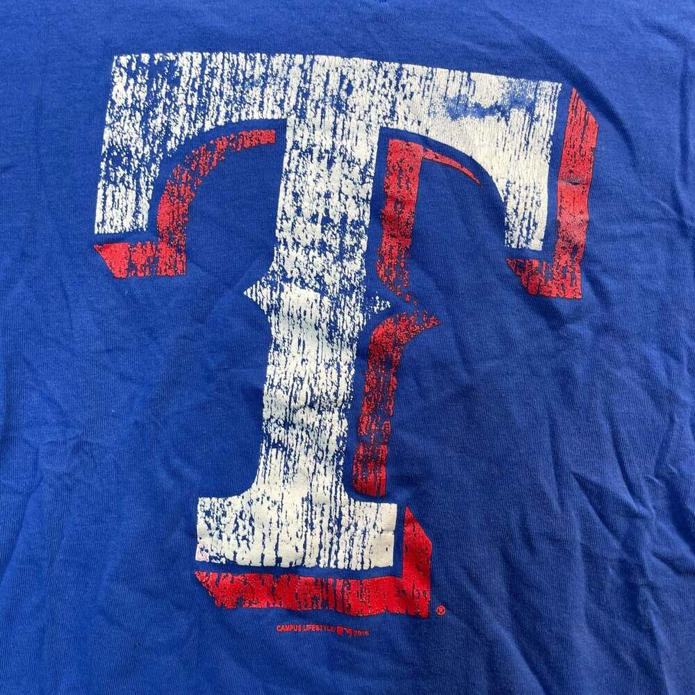 Texas Rangers MLB Genuine Merchandise V-Neck T-Shirt Women’s XL - Picture 2 of 6